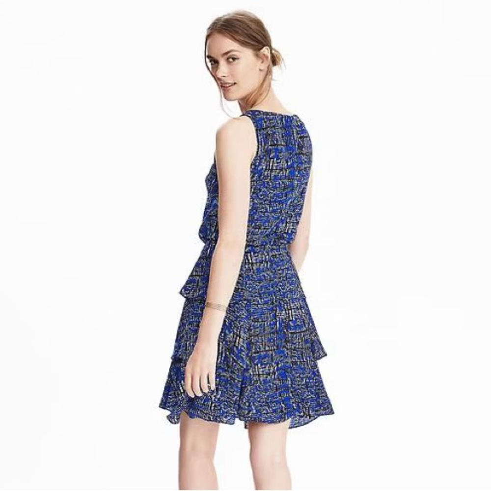 Banana Republic Tiered Ruffle Dress